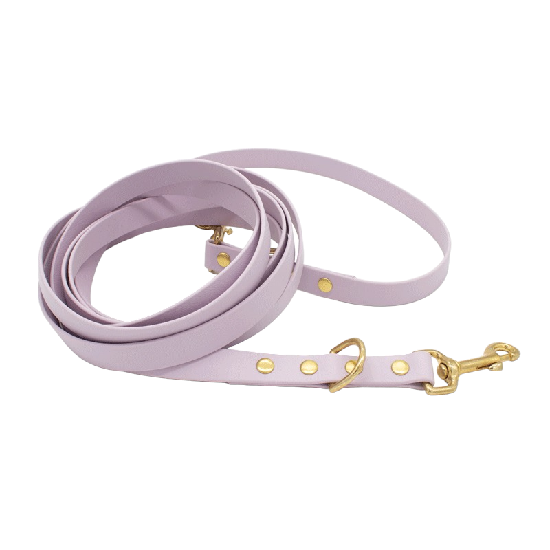 Hundeleine aus Bio Thane verstellbar - Pastel Lila - 3,7m