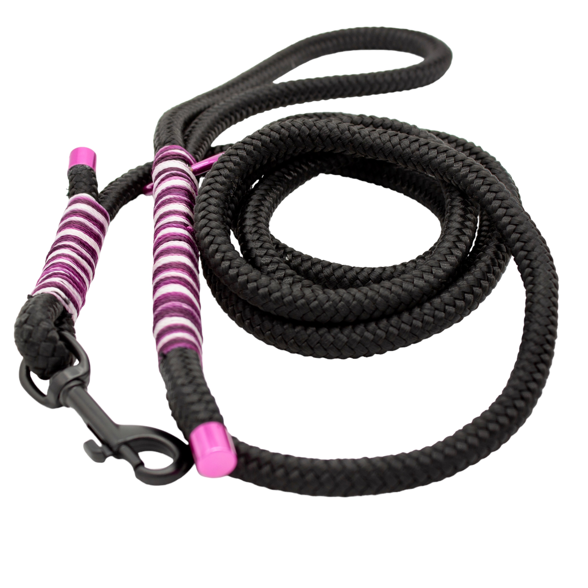 Führleine aus Tau - schwarz - 1,9 m