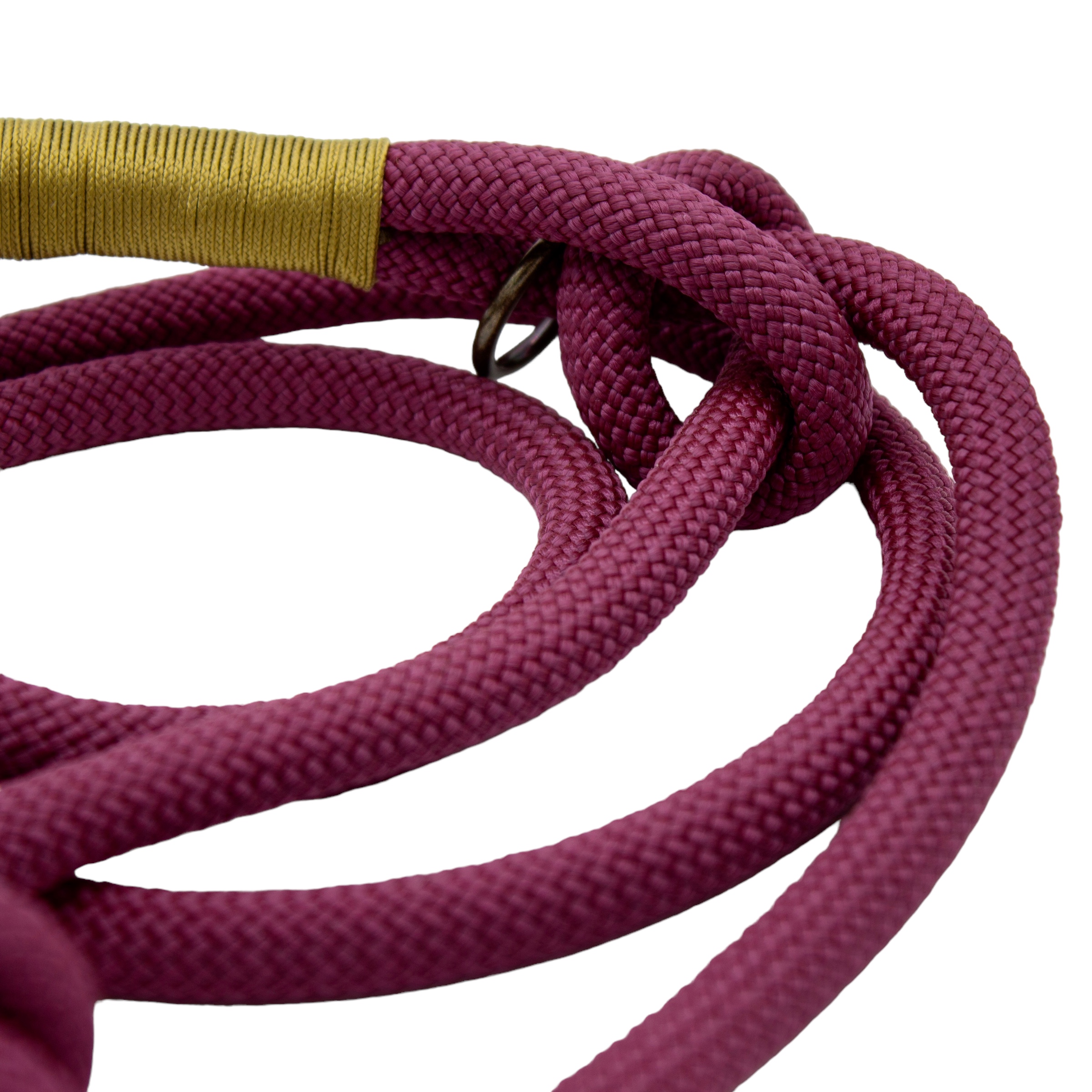 Führleine aus Tau - Aubergine - 1,3 m